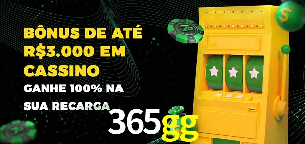 365gg melhor bônus de depósito